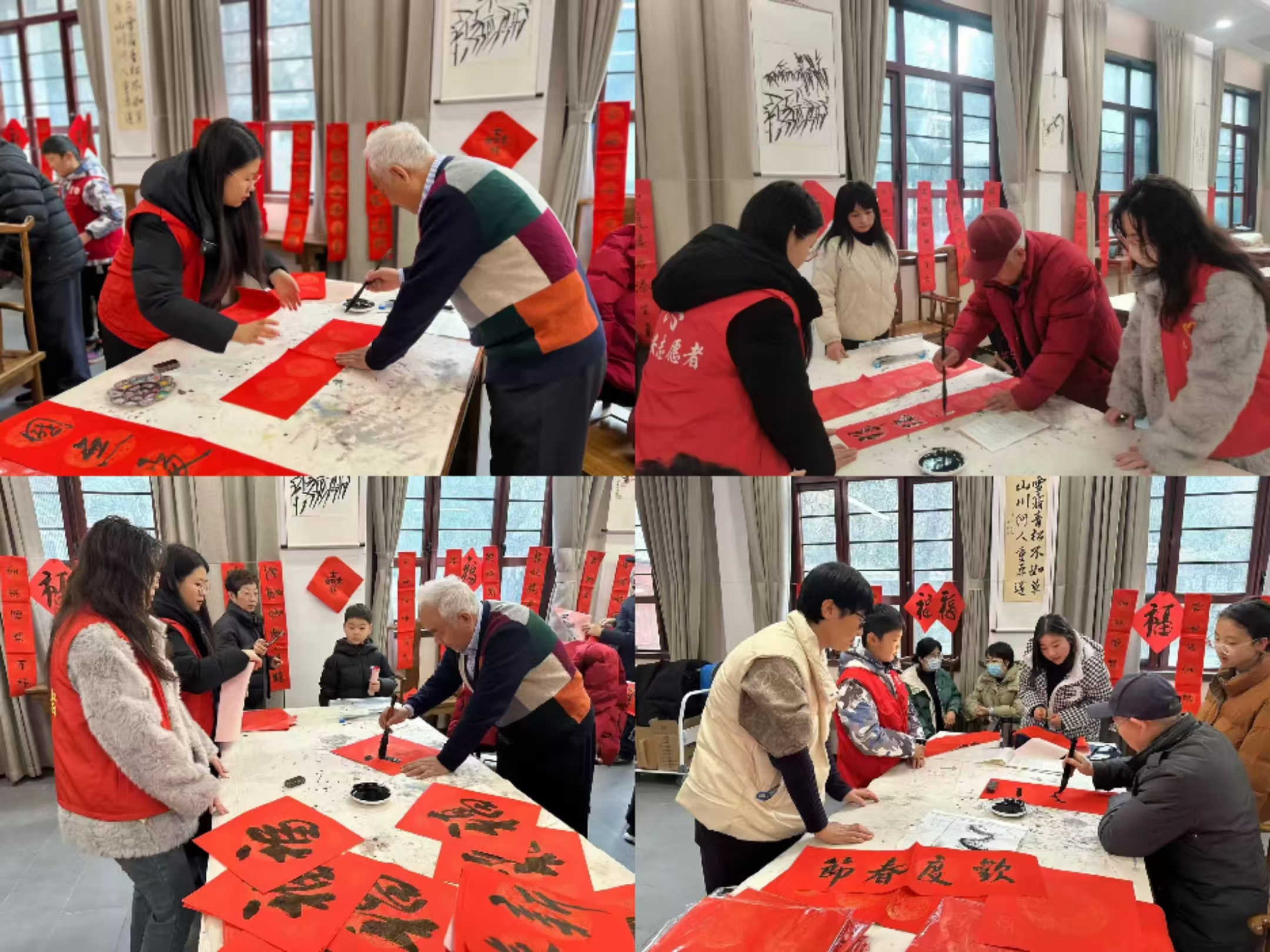 【网络中国节·春节】迎新春 写春联 送祝福 暖人心 ——离退处举办乙巳年写春联送祝福活动-西安外国语大学新闻网